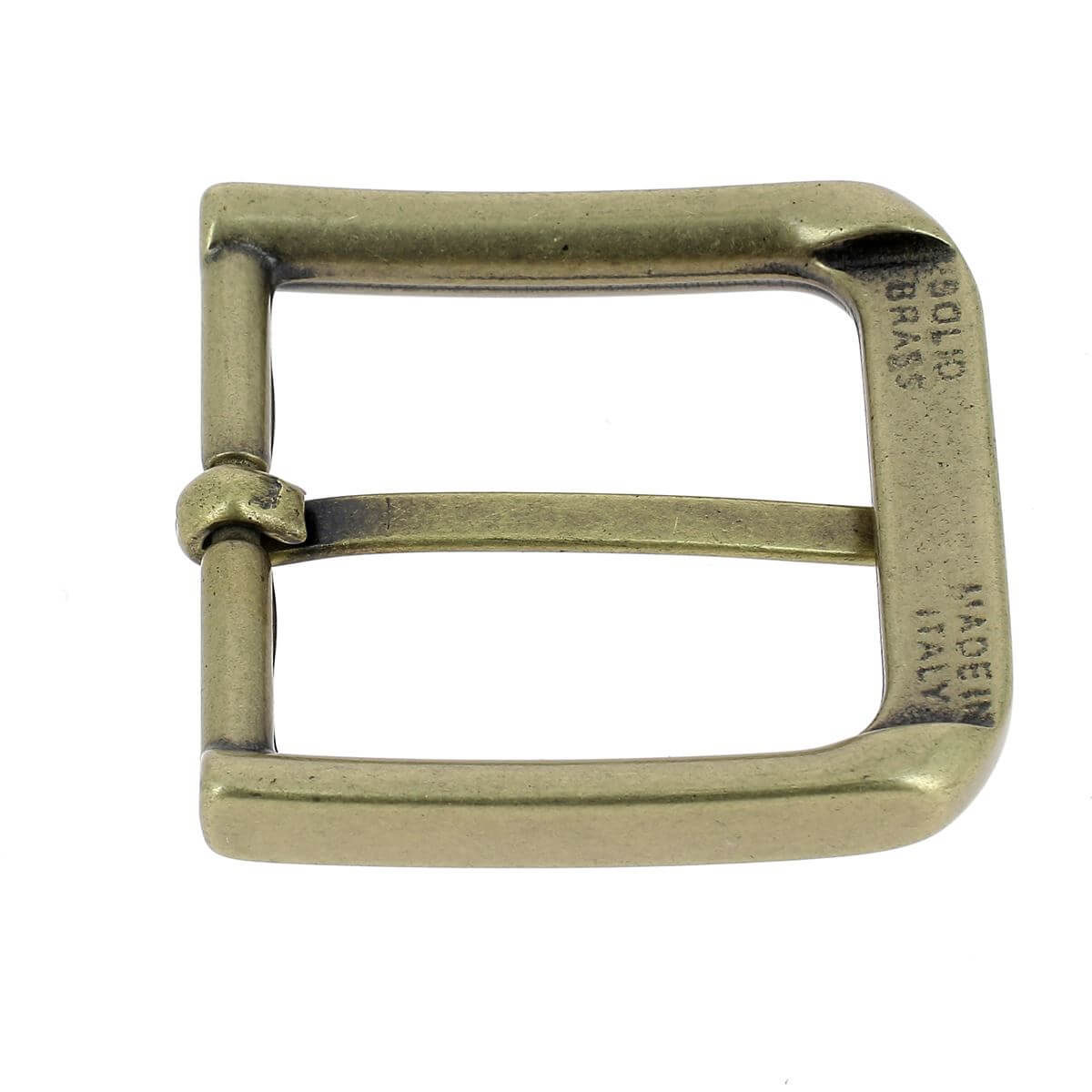 Boucle de ceinture en laiton massif MOE de 35mm, boucle en laiton vieilli pour ceinture, style robuste et élégant.