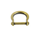 Poignée moulée de 15 mm pour bouclerie, vue de face, avec finition en Autres, adaptée à la fixation et la fixation de cordons.