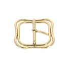 Boucle de ceinture double EVA 40mm, bouclerie robuste pour ceinture en matériau synthétique, image montrant la boucle en détail