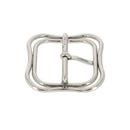 Boucle de ceinture double en EVA de 40mm, produit de bouclerie robuste pour ceinture en cuir ou tissu.