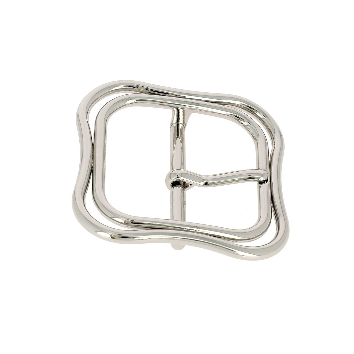 Boucle de ceinture double en EVA de 40mm, boucle de ceinture en plastique pour accessoires de mode.