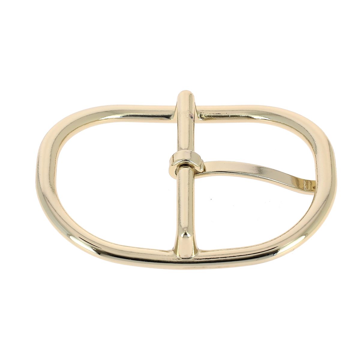 Boucle de ceinture double OVO en bouclerie, finition métallique, design robuste et moderne pour ceinture unisexe.