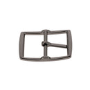 Boucle de ceinture double DAO en bouclerie, canon de fusil de 30mm, design robuste et unique, pour accessoires de mode ou utilitaires.