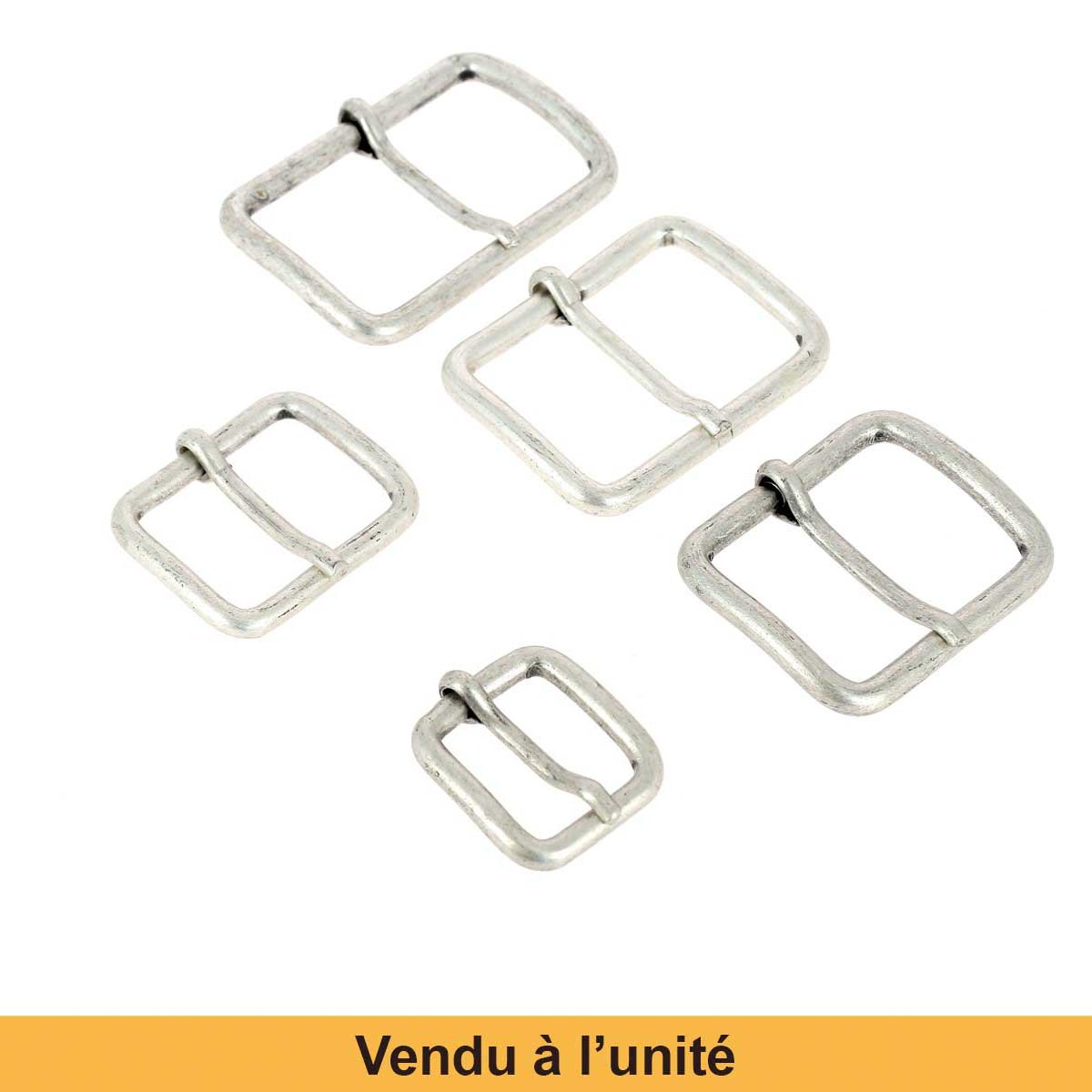 Boucle de ceinture en fil rond ABY, bouclerie en métal pour ceinture élégante et résistante, finition fine et design moderne.