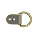 Anneau passe-lanière en bouclerie Tandy Leather pour équipement équestre, finition métallique durable.