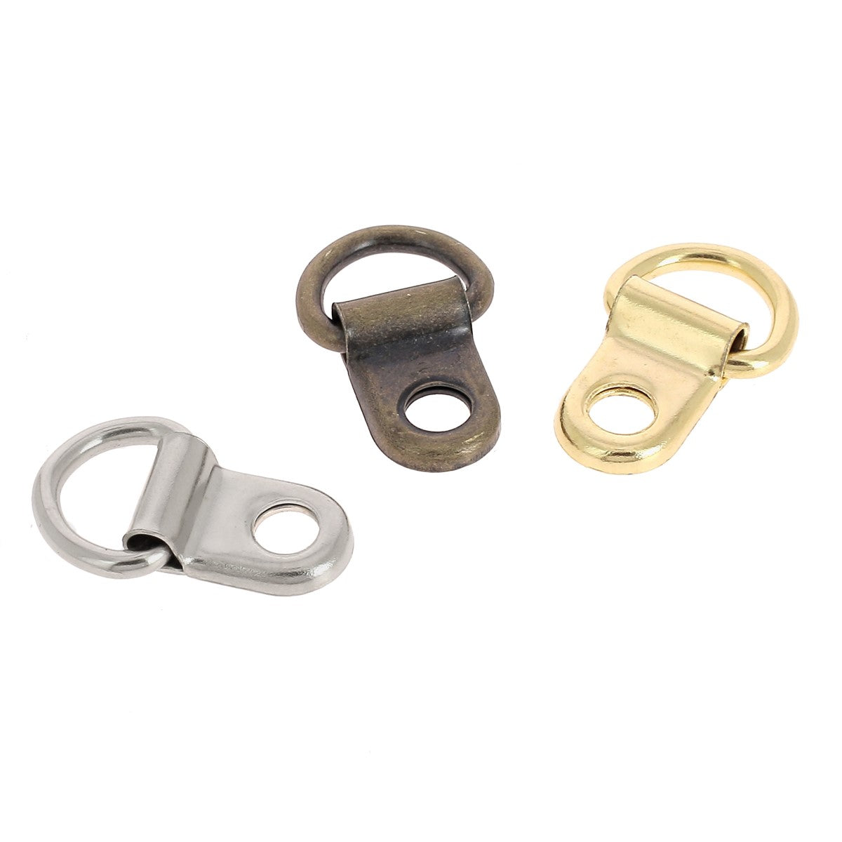 Anneau passe-lacet à riveter en bouclerie, utilisé pour fixer ou renforcer les lacets et cordons.