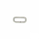 Passant rectangulaire en argent vieilli, bouclerie de 20x6mm pour bijoux ou créations artisanales.