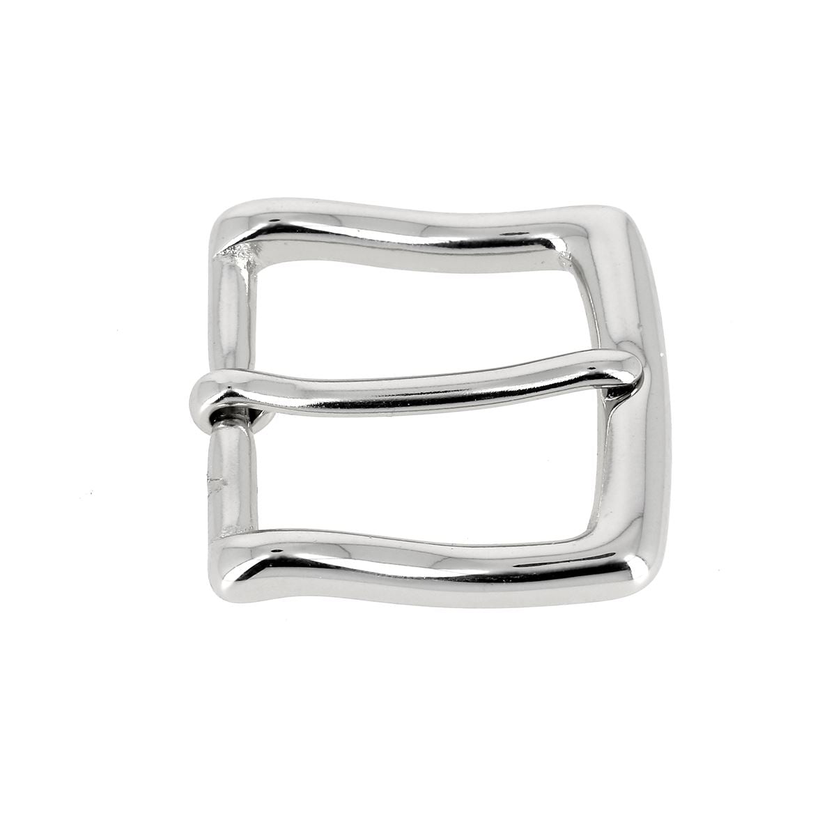 Boucle de ceinture en laiton massif AKA avec ardillon, boucle de ceinture en nickel de 30 mm, bouclerie robuste et élégante