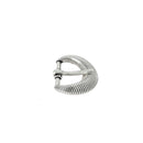 Boucle de ceinture SUN en bouclerie argent vieilli, 25mm, design durable et élégant pour ceintures.