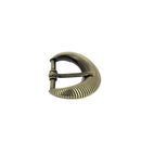Boucle de ceinture SUN en laiton vieilli satiné, boucle de 30 mm, pour accessoires de ceinture en bouclerie.