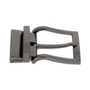 Boucle de ceinture réversible GUY en canon de fusil mat de 35mm pour boucle de ceinture en bouclerie.