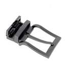 Boucle de ceinture réversible GUY en canon de fusil mat, 35mm, boucle de ceinture en bouclerie robuste.