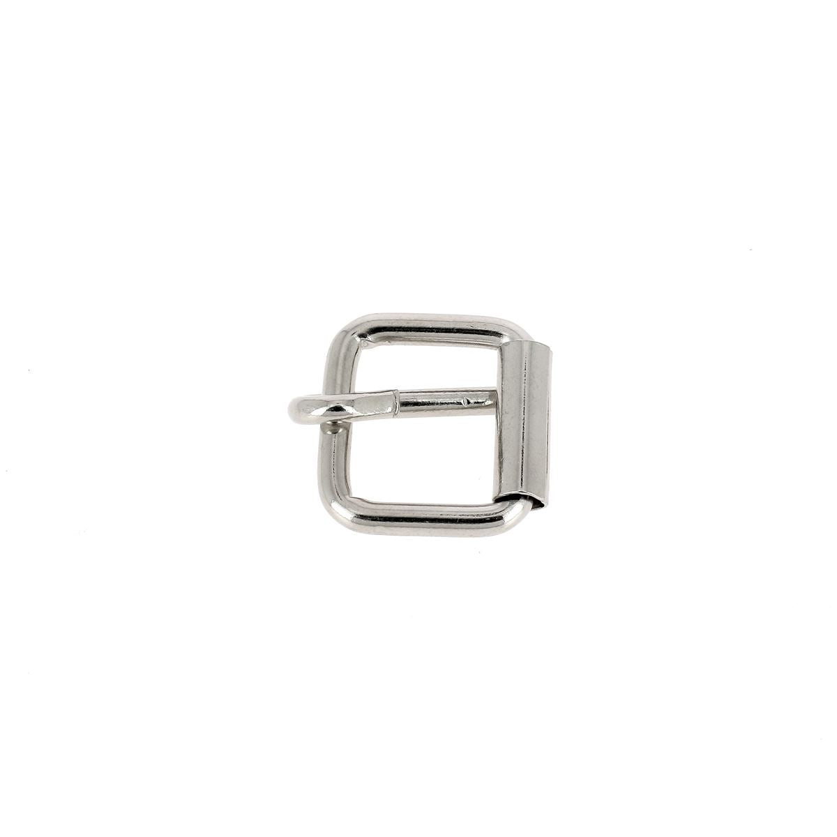 Boucle de ceinture en fil rond à rouleau et ardillon rond LYS, série lourde, en métal robuste.