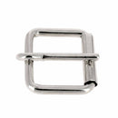 Boucle de ceinture en fil rond à rouleau et ardillon rond LYS, série lourde, pour accessoires de maroquinerie ou couture.