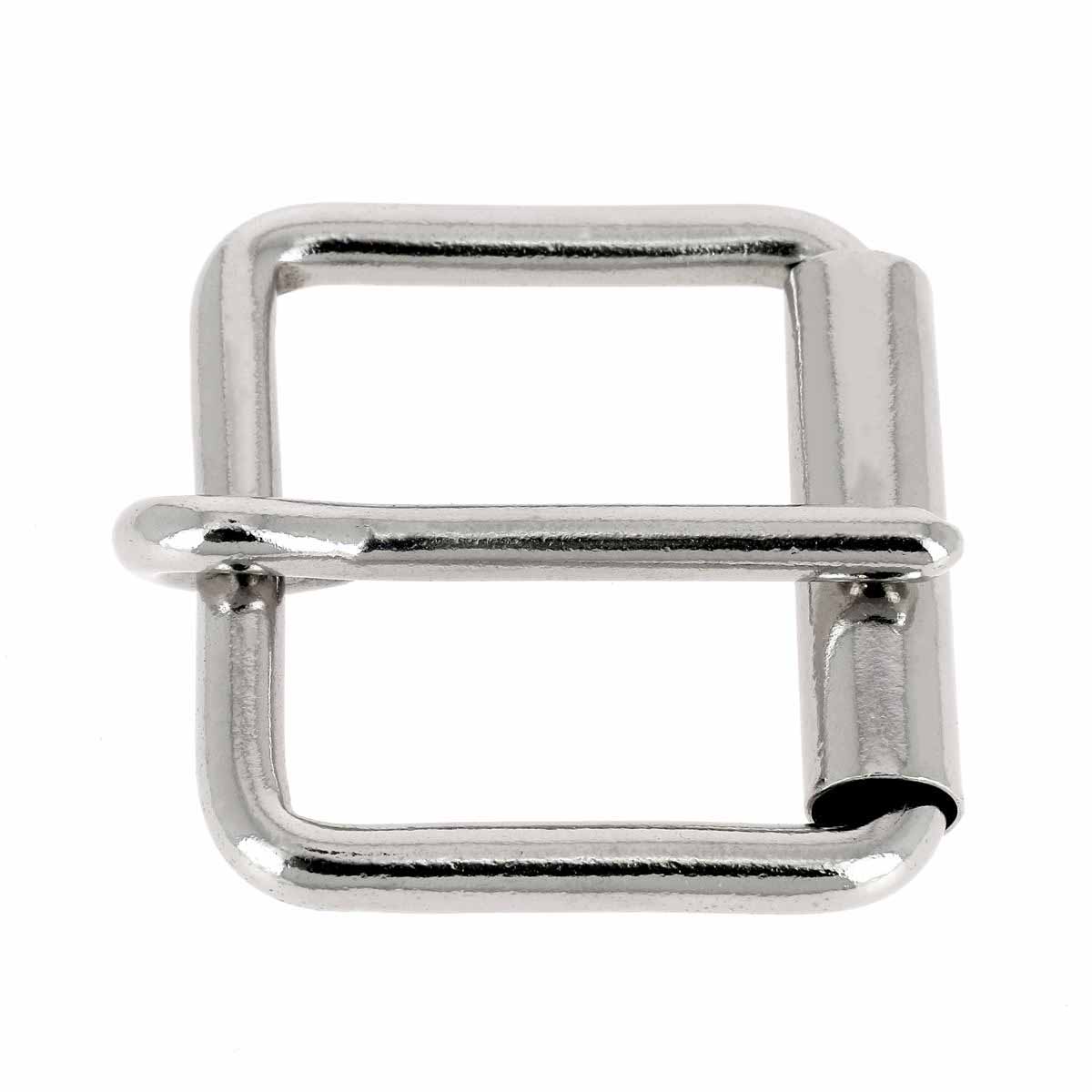 Boucle de ceinture en fil rond à rouleau et ardillon rond LYS, série lourde, pour boucleur en cuir ou tissu.