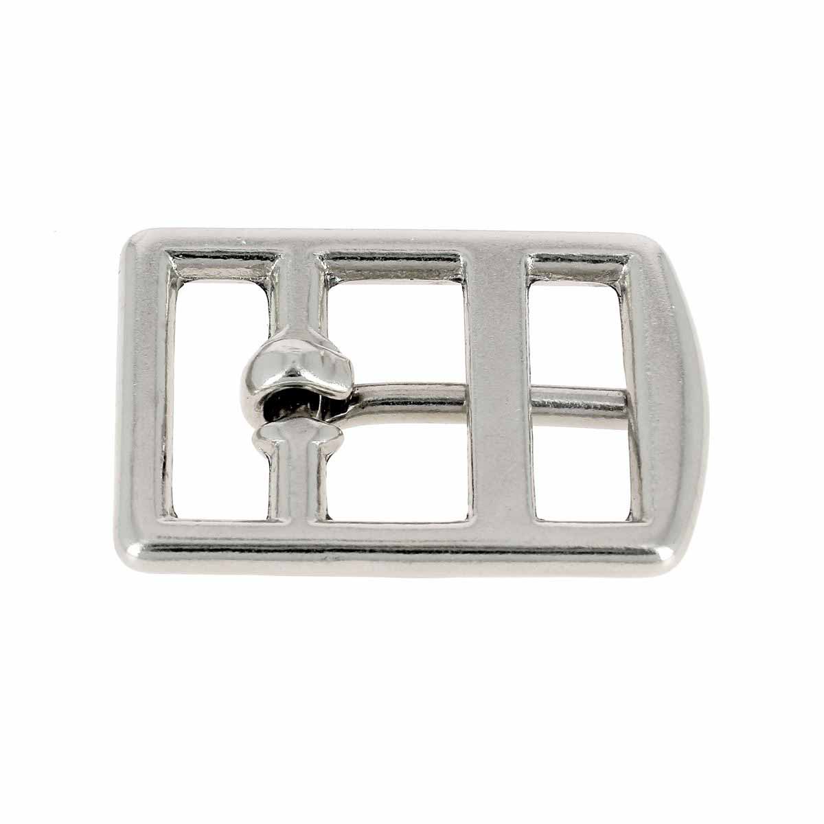 Boucle de sangle en laiton nickelé de 28mm, boucle de circonférence pour fixation et ajustement.