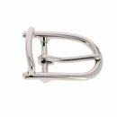 Boucle de ceinture TED en nickel avec passant, 30 mm, pour accessoires de maroquinerie et ceintures.