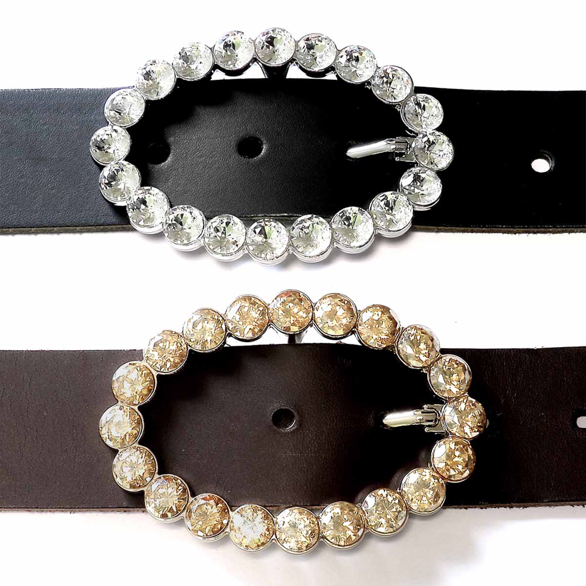 Boucle de ceinture double ÉOL 40mm en bouclerie, finition métallique pour ceintures robustes et élégantes.