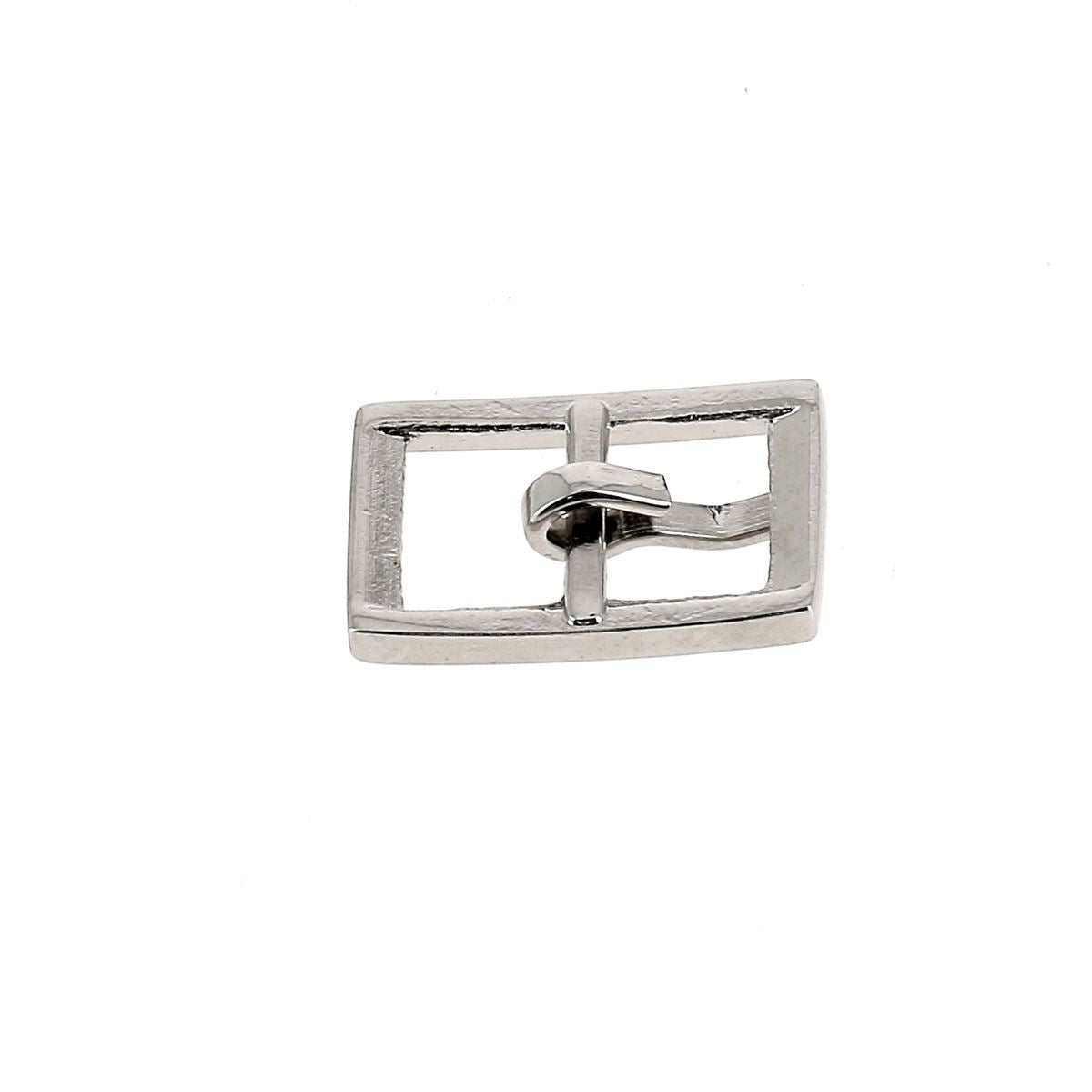 Mini boucle double AMI en nickelé de 8mm, bouclerie de bijouterie pour créations en fil ou en chaîne.