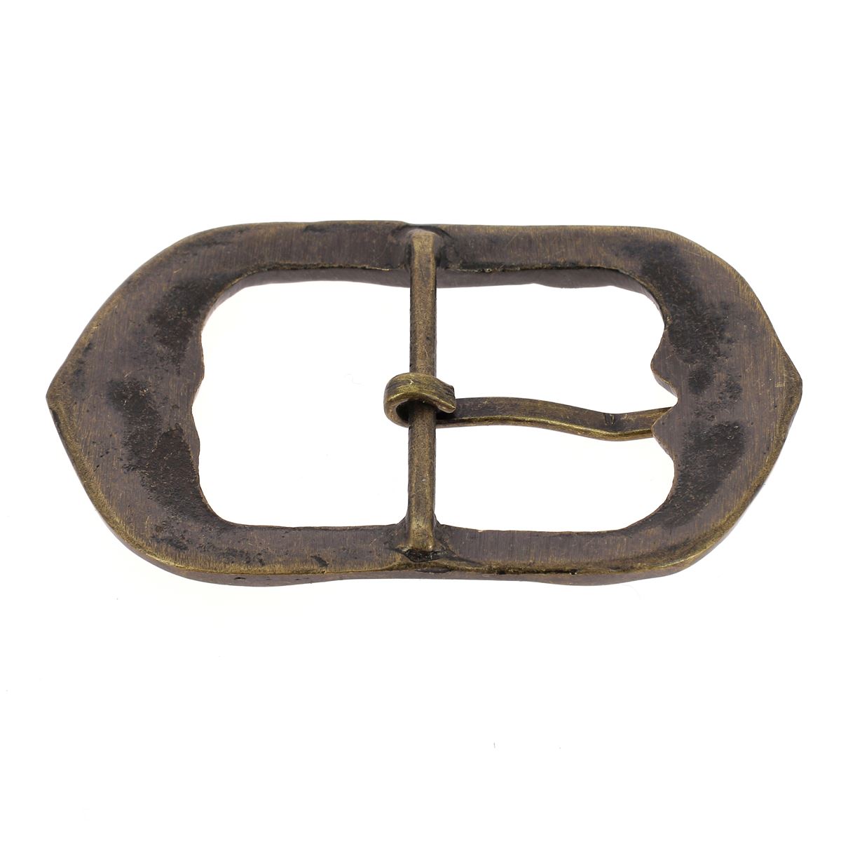 Boucle de ceinture double en laiton massif RAJ, style vintage, largeur 38 mm, boucle de ceinture en bouclerie.