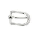 Boucle de bride en laiton massif de 20mm, boucle de cliquet en laiton nickelé pour fixation robuste.