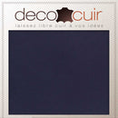Peau entière de cuir de basane bleue marine, tannage aniline, de haute qualité, pour cuir autruche ou maroquinerie.