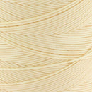 Bobine de 500m de fil polyester tressé et ciré de 1,2mm en beige, destiné à la mercerie, de marque Autres.