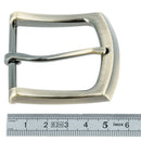 Boucle de ceinture en laiton vieilli satiné de 40 mm, style bouclerie pour ceinture élégante et résistante.