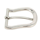 Boucle de ceinture satinée AMY sans nickel, 30 mm, boucle en métal pour ceinture élégante.