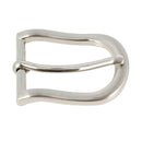 Boucle de ceinture AMY en nickel-free satinée, 30 mm, pour ceinture en cuir ou tissu, style moderne et élégant.