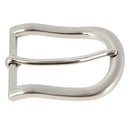 Boucle de ceinture AMY en nickel-free satinée, 35 mm, style bouclerie élégante pour accessoires de mode.
