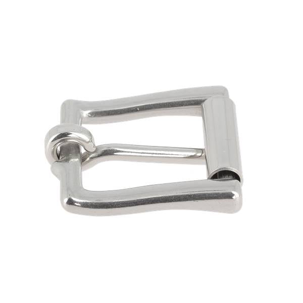 Boucle de ceinture ANA en inox, boucle à rouleau de 25 mm pour ceinture, finition robuste et durable.