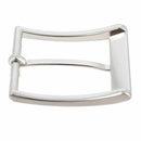 Boucle de ceinture JAK en nickel libre, finition satinée, 40 mm, bouclerie de qualité pour accessoires de mode.