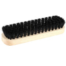 Grande brosse à reluire Trimadel en soie naturelle, 16cm, pour l'entretien du cuir, avec poils fins et souples.