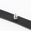 Rivet pointe pour collier de chien, nickelé, longueur 11 mm, accessoire pour chien en métal brillant.