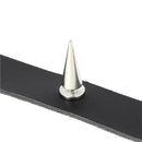 Rivet pointe pour collier de chien en nickelé, longueur 25 mm, accessoire de fabrication de bijoux ou de colliers.