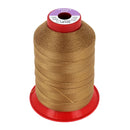 Bobine de fil polyester GRAL N°30 Coats, 1000m, marron terre de Sienne, mercerie pour couture et broderie.