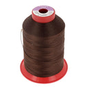 Bobine de fil polyester GRAL N°30 Coats, 1000m, marron foncé, mercerie, pour couture et broderie.