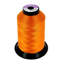 Bobine de fil polyester GRAL N°40 de 1000m couleur orange, marque Coats, pour couture et mercerie.
