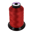 Bobine de fil polyester rouge GRAL N°40 Coats, mercerie, 1000m, pour couture et broderie, visible en image.