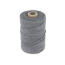 Bobine de fil de lin poissé gris clair de la marque Campbell's, mercerie pour couture et bricolage.