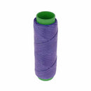 Bobine de 100m de fil polyester tressé et ciré, diamètre 1mm, couleur parme, mercerie, marque Autres