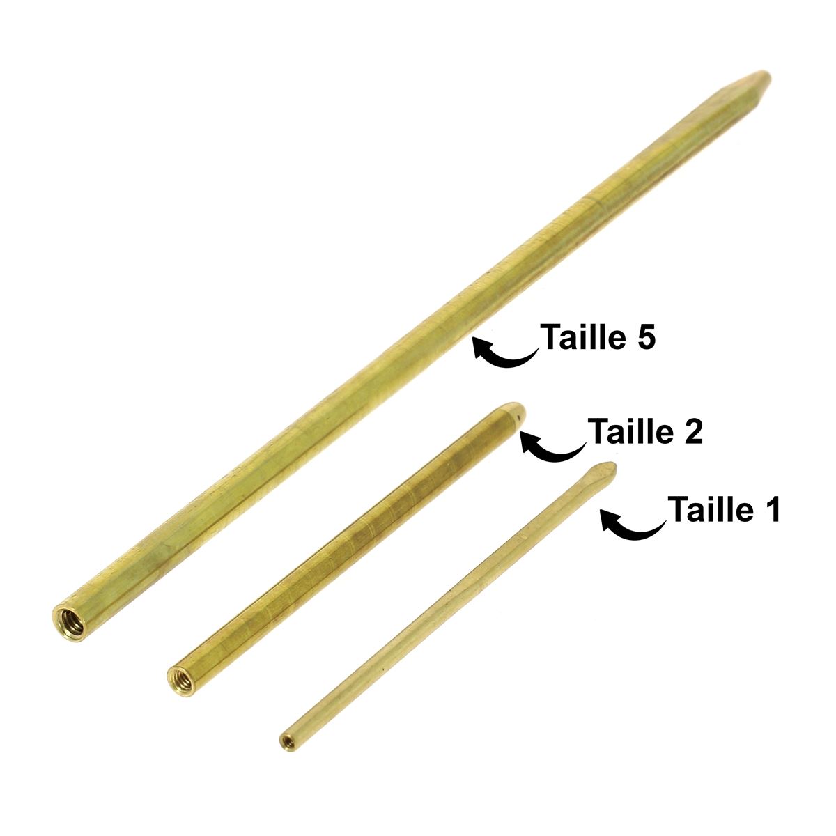 Aiguille passe-lacet en cuir Tandy Leather, outil de mercerie pour passer facilement les lacets dans le cuir.