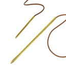 Aiguille passe-lacet en cuir Tandy Leather pour mercerie, avec œillet métallique, adaptée pour le cuir et la couture.