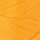 Bobine de 100m de fil polyester tressé et ciré de 1mm en jaune, idéal pour la mercerie.