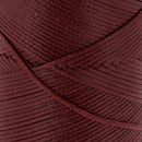 Bobine de fil polyester tressé et ciré de 0,8 mm en couleur Bordeaux, mercerie, 100 m.