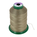 Bobine de fil polyester GRAL N°20 Coats, 600m, marron taupe, mercerie pour couture et travaux manuels.