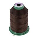 Bobine de fil polyester GRAL N°20 Coats, 600m, marron foncé, mercerie pour couture et travaux manuels