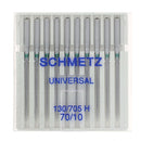 Lot de 10 aiguilles universelles pour machine à coudre Schmetz, idéales pour différents tissus, mercerie.