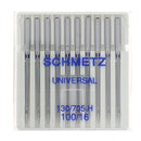 Lot de 10 aiguilles universelles pour machine à coudre Schmetz, accessoires de mercerie pour couture.